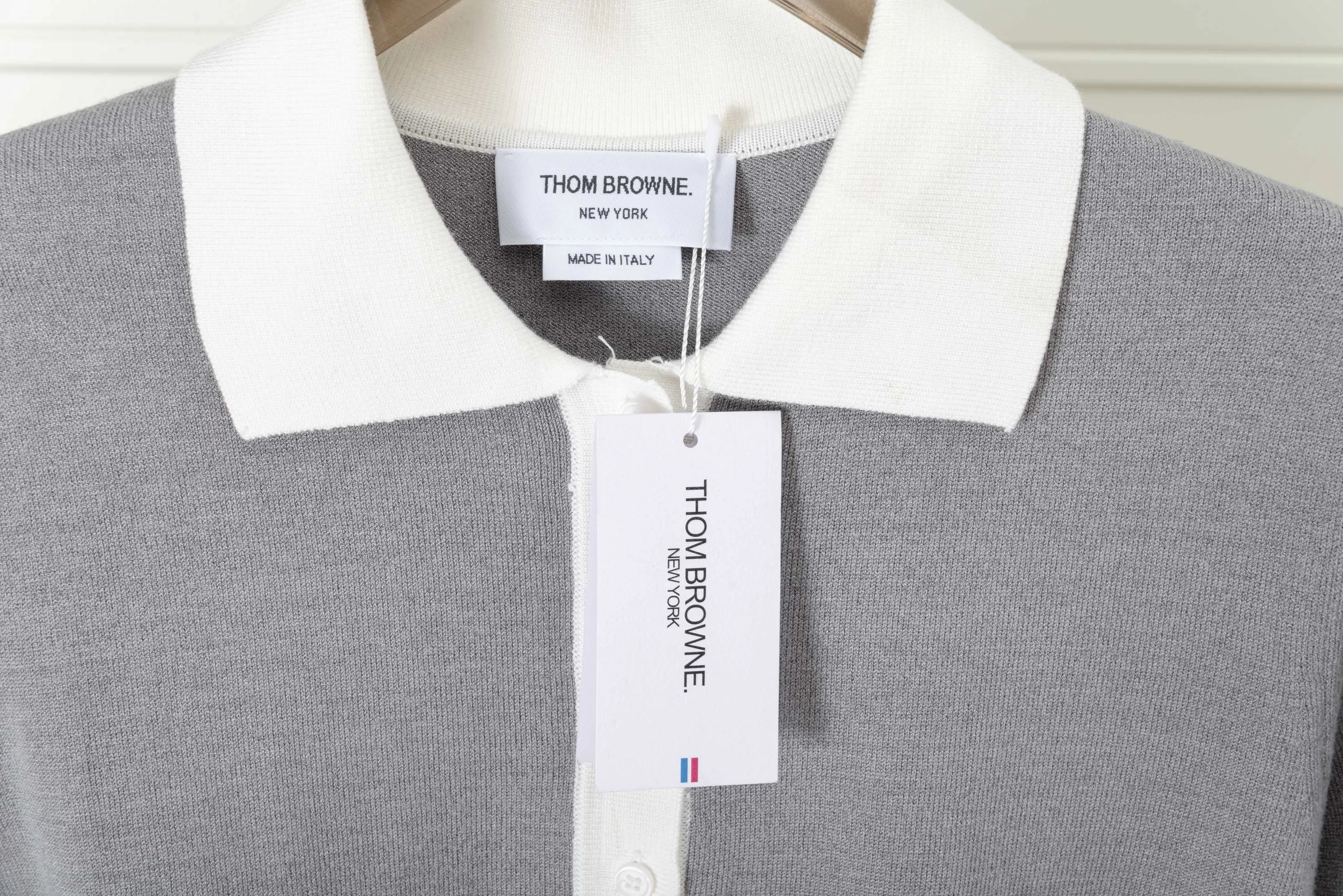 𝑻𝒉𝒐𝒎 𝑩𝒓𝒐𝒘𝒏𝒆 POLO Thom Browne POLO Classic Breathable Quality + Size：0/1/2 ：White/Navy Blue/Gray